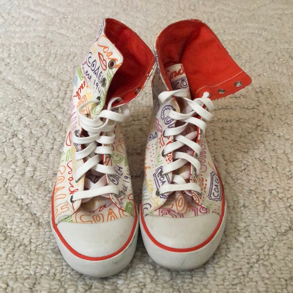 Coach Printed High Tops - Picture 2 of 4